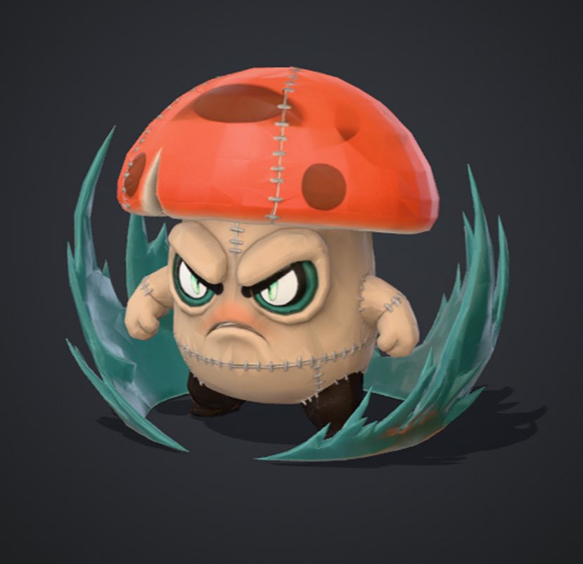 AwfulCarLoOo's tweet photo. For the Give Meshy a 3D Makeover campaign - I gave meshy a new angry look with a super-saiyan-esque charge-up aura, since I figured that it would be angry that we are altering his image. I used the image reference and image to 3d tools @MeshyAI #meshycreator https://t.co/TY4Dqtm9rr