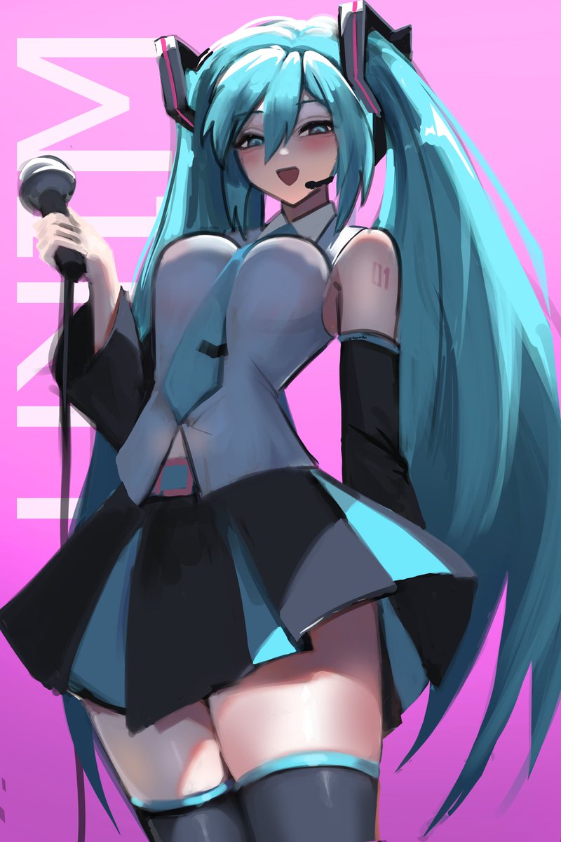 PyoonSai's tweet photo. Hatsune Miku 💙 https://t.co/zlmstQlOvk
