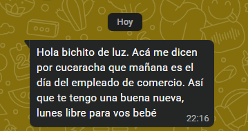 facundodellaqua's tweet photo. Ojalá que les llegue este mensaje, no se si con el EXCESIVO CARIÑO de que tu jefe sea tu amigo. https://t.co/PorkNIB7ZO