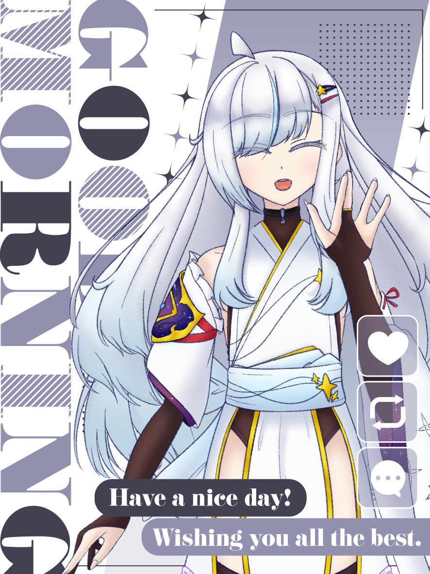 MitsukiTenka's tweet photo. ★———･:*+        
     #おはようVtuber️️️️    　　　
               ・:*+ ———★

ミクミンたちー
おはようううう

また月曜日になったね...
巫女学校も始まる...
一緒に頑張ろうねT^T https://t.co/typMjrhYxz