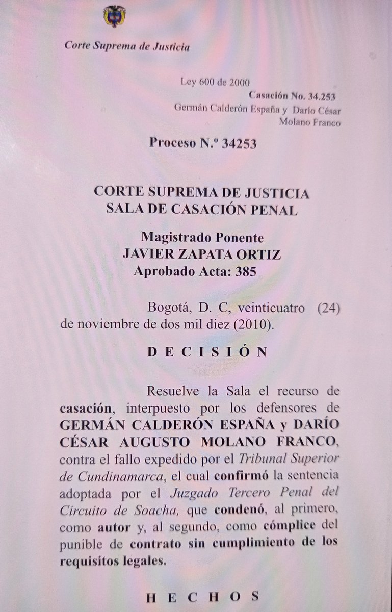 huila_informa's tweet photo. @BluRadioCo Hablan de combatir la corrupción y su jefe jurídico de la defensa del estado fue condenado por corrupción en 1er, 2da instancia. La sala penal de la corte tampoco le aceptó la casación. (La prescripción no es absolución). NADIE LES CREE. https://t.co/KgzfIfPOoS