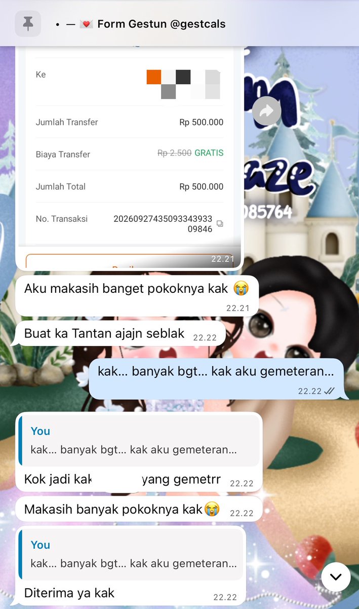 doeletteys's tweet photo. 🤳🏻 “ seberapa percaya cust gestun di kamu? “

c aku abis gestun 11jt dan aku dikasih fee tambahan 500k🤑😭🤗 masyallah dia lebih milih fee yg besar dibanding yg murah tp ketipu 😅 https://t.co/m4pw28phOm