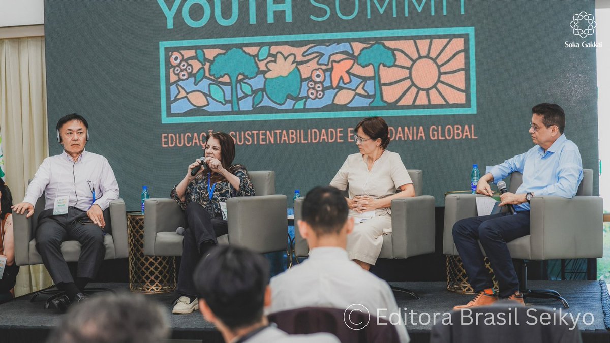 sgi_info's tweet photo. 🆕News: Youth leaders from the Amazon region gathered at the Soka Amazon Institute in Manaus, Brazil, for the Amazonian Youth Summit 2026, held Aug. 31–Sept. 1 and cohosted by the Club of Rome, Earth Charter International (ECI), the Soka Amazon Institute and the SGI. 
The summit is part of "It's Time for a Human Revolution," a joint project of the Club of Rome and Soka Gakkai marking the 40th anniversary of 𝘉𝘦𝘧𝘰𝘳𝘦 𝘐𝘵 𝘐𝘴 𝘛𝘰𝘰 𝘓𝘢𝘵𝘦, a dialogue between Club of Rome Cofounder Aurelio Peccei and @daisakuikeda_of. 

The first day featured government representatives and scholars, including Club of Rome Co-President Silvia Zimmermann del Castillo, who recalled that Peccei and Ikeda shared the conviction that solving global challenges requires inner change, or "human revolution," and ECI Executive Director Mirian Vilela, who spoke of ECI and SGI's long-standing collaboration on education for sustainable development.

The second day brought together local students and young people to discuss ways of tackling problems facing the Amazon region and the role of human revolution. Two speakers recalled how visiting the Amazon Institute and learning about environmental protection as schoolchildren changed the course of their lives. Nobuyuki Asai, Director for Sustainable Development and Humanitarian Affairs of the SGI Peace Center, recalled Ikeda’s identification of wisdom, courage and compassion as the qualities of a global citizen, saying this focus on humanity's inner dimension aligns with recent developments at the UN.

#SokaGakkai #BuddhisminAction #SokaGakkaiNews