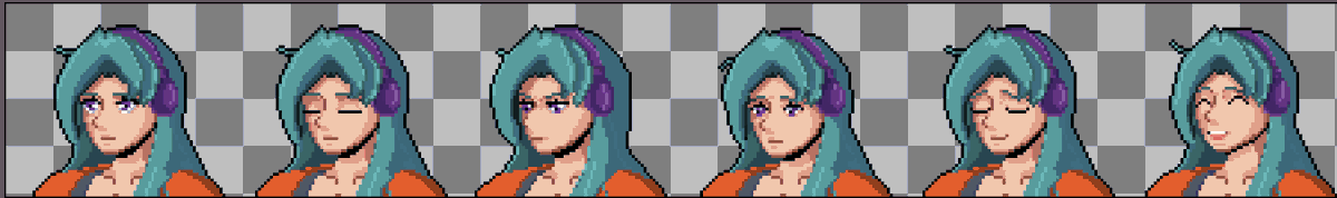 play_mixheart's tweet photo. Emotions of Sona, been working at giving it a varied look so dialogue will feel alive

#gamedev #pixelart https://t.co/iUZnDKilq6