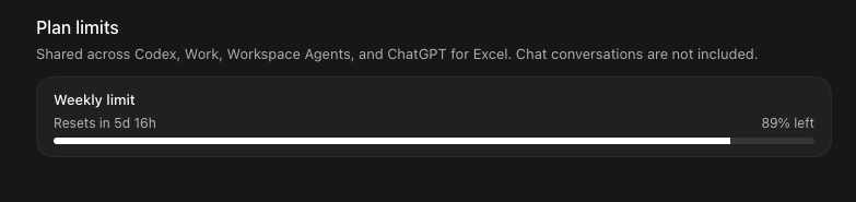 mwr_dev's tweet photo. I've been running multiple astra agents on max since yesterday, usage is doing pretty good. Thanks Codex

Would still choose claude 5x over my codex 20x lol https://t.co/7DabQDhMRY