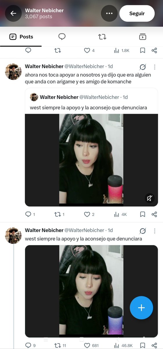 AlejandroQuestt's tweet photo. @WalterNebicher Maldito simp fracasado de mierda sin vida 🤣🤣 que tan arrastrados tienes que ser para dedicar tu tiempo a defender una mierda de estás como el propio simp migajero hahahaha no te la vas a coger pedazo de gordo virgen de mierda 🤣 tremendo virgo cara de mierda has de ser. https://t.co/ABG4PdnOmu