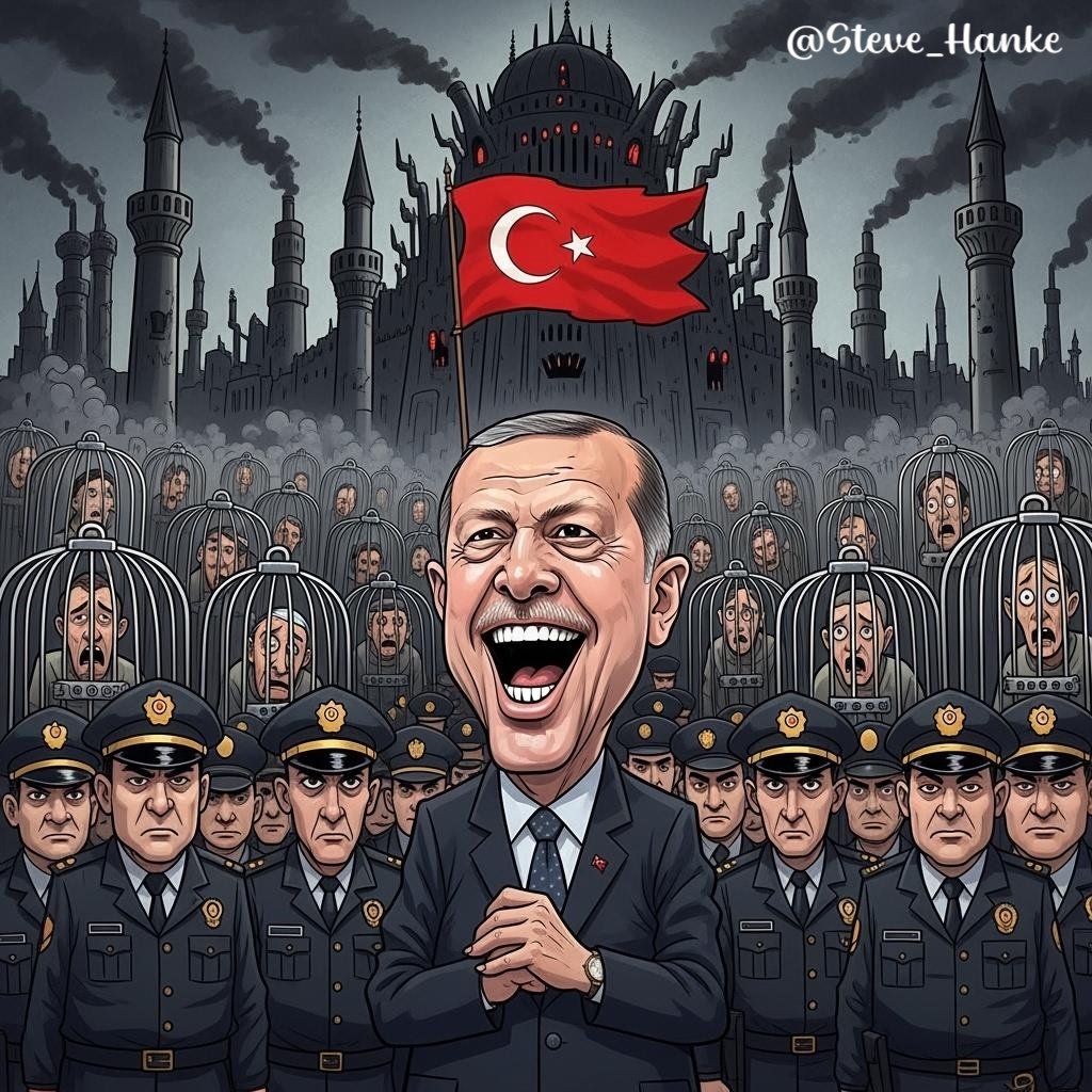 steve_hanke's tweet photo. #TurkeyWatch🇹🇷: Welcome to Erdogan's Turkey. https://t.co/i3dOatPDFS