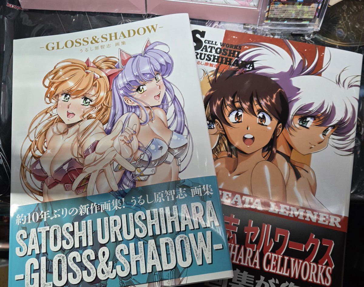 alone3247069's tweet photo. 画集2冊届いた！
新作も嬉しいし買えてなかったセルワークスの復刻も助かる…！
というかこのセルワークスの初版1994年なのか…同い年で草
なんなら5月発刊だから俺より年上… https://t.co/RX4Nk4EEF5