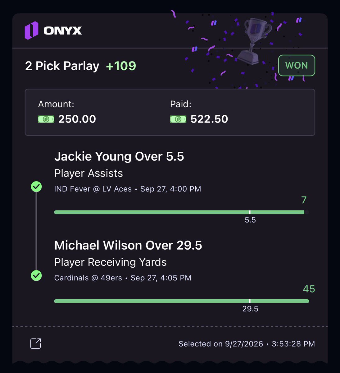 BaneSquad_'s tweet photo. $5,000+ in 1 tweet 

PrizePicks ✅
OnyxOdds ✅
Kalshi ✅

Profitable sports betting day &amp; tomorrow will be better 🫴🏽💰 https://t.co/QhZ49T1NMO