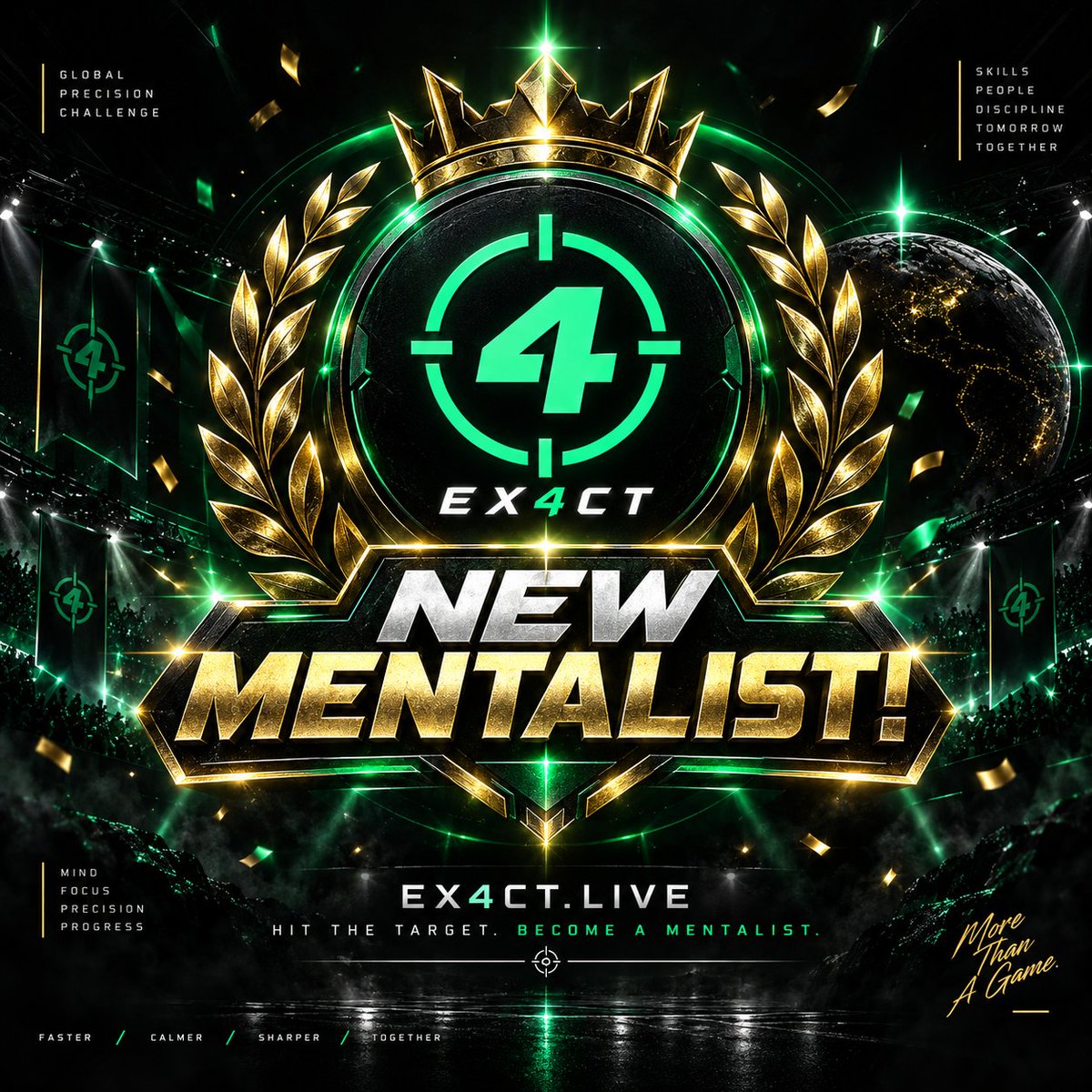 ex4ctlive's tweet photo. Almost isn’t EX4CT. 👑

Match the target perfectly, earn the Mentalist title and claim your place in the Hall.

One perfect stop. A title worth showing off.

Think you’ve got what it takes?

https://t.co/LCDJ2jrWvZ

#EX4CT #Mentalist https://t.co/RL7Cwl3au7
