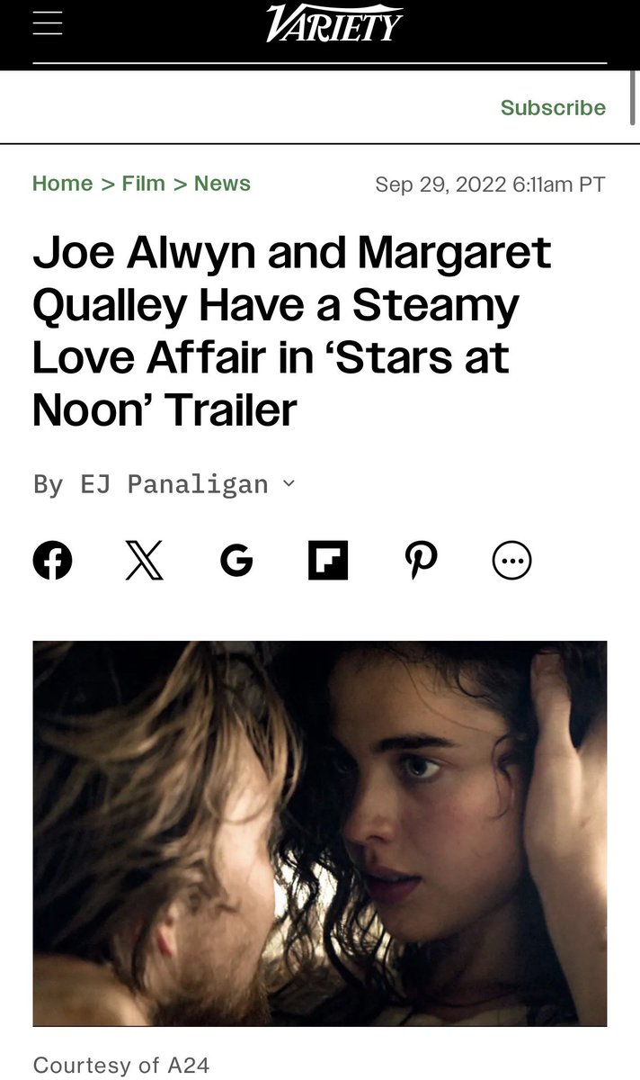 lanacoquete's tweet photo. ela colocou rip 1986-2022 pq o ano de 1986 é do filme stars at noon lançado em 2022 q o joe é protagonista, o filme é uma adaptação direta do romance de suspense lançado em 1986 pelo autor denis johnson e ela escala quem? dakota johnson. https://t.co/WLcdCkIrEu