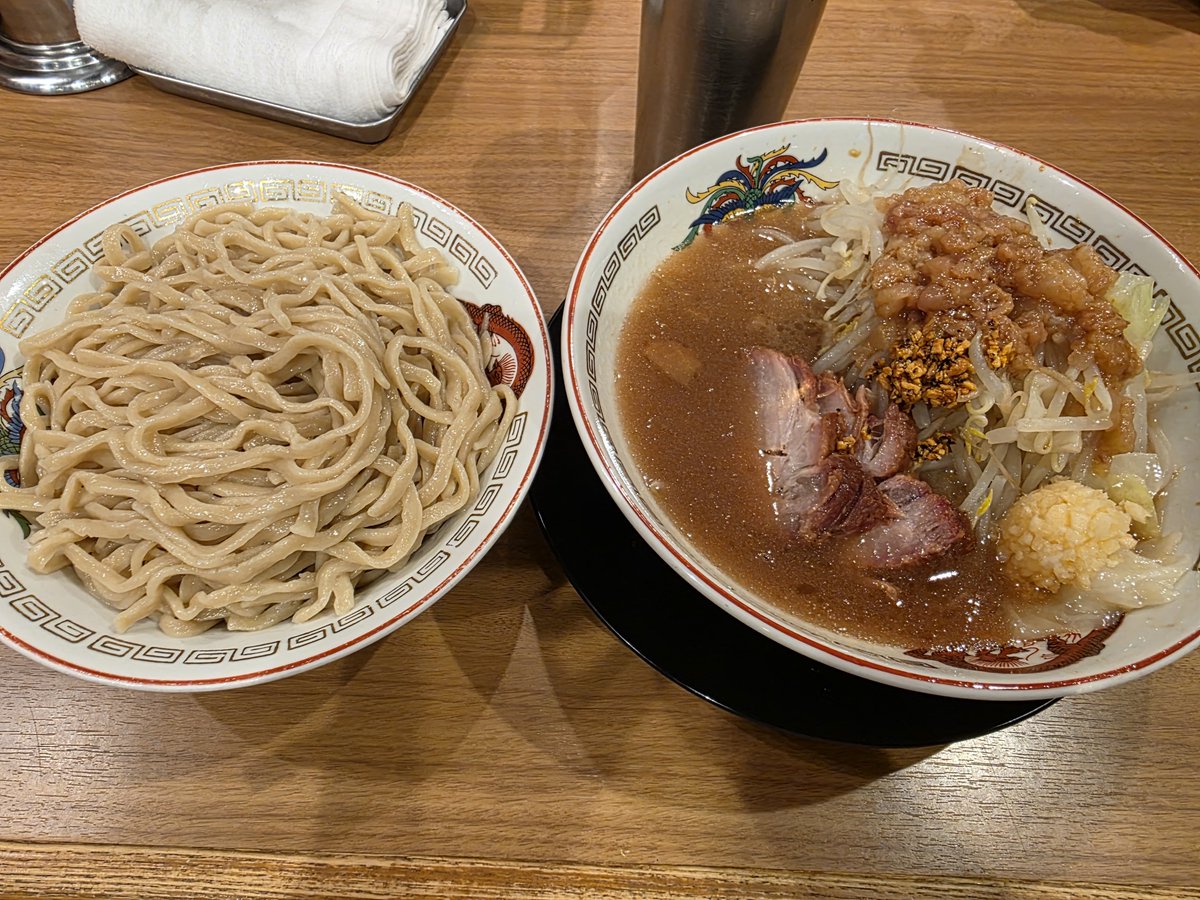 gaizl's tweet photo. 豚山のつけ麺を食べに来た！
#雪民食堂
#雪民ラーメ���同好会 https://t.co/NQ6YUC5LDc