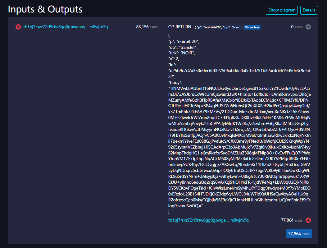 NOIRBIT20's tweet photo. @ShieldedNaka @NOXtoshi The first shielded-address protocol on Bitcoin mainnet — noirbit-20 — is coming soon. 🔒₿

And yes — no one can see the recipient address or how much NOIR was transferred.
We don’t know.
You don’t know.
Only the recipient

https://t.co/wOl8Mt4uiz

#noirbit #noir https://t.co/GAmQrlyIT7