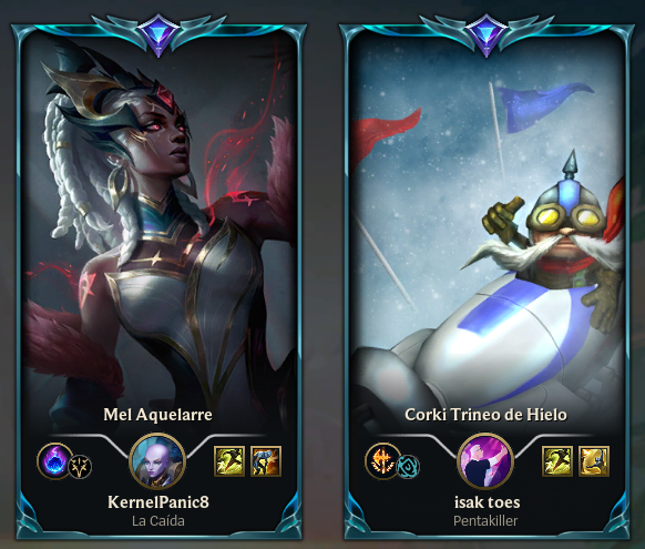 DarkozTV's tweet photo. Diferencias de splasharts en #LeagueOfLegends 

A la izquierda vemos un skin nuevo, full hd, particulas tremendas con colores llamativos

A la derecha un Corki, descentrado, en baja calidad, blureado, error 404 particulas not found, le falta un dedo, pero con cara de buen tipo https://t.co/y3TCwSdigR