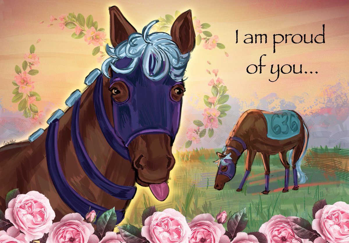 cookietellarts's tweet photo. Valkyrie's words of encouragement ☺️ #steelballrun https://t.co/NRtgMuzJAH