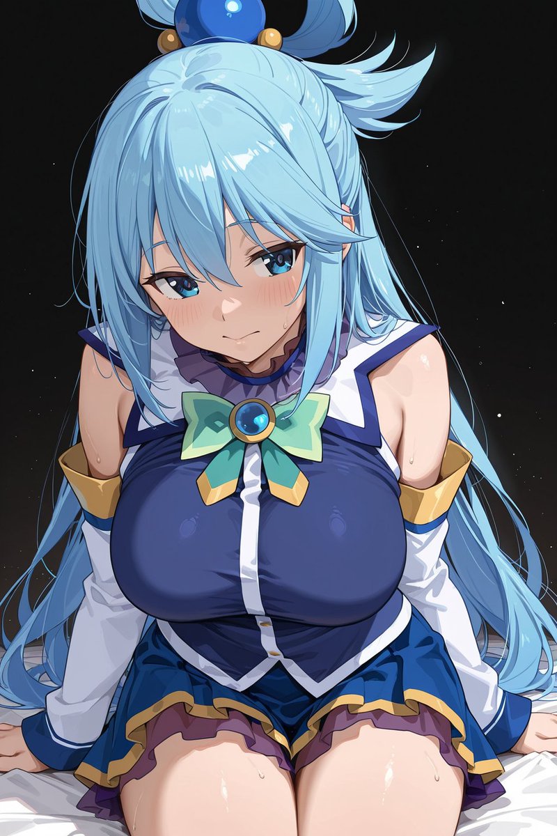 SV_260818's tweet photo. #この素晴らしい世界に祝福を #KonoSubaGodsBlessingonThisWonderfulWorld 
#このすば / #KonoSuba 
#アクア / #Aqua 

SFW fan art. More illustrations on my profile.  

#AIart #AIイラスト https://t.co/cVH4J2bWo2