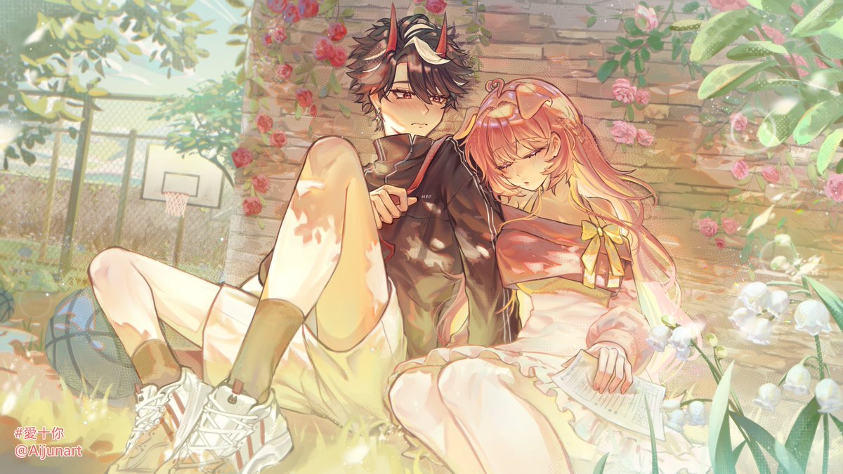 Aijunart's tweet photo. ZZZ...☀️🌸

#愛十你 #繪俄史藝術高等學院 https://t.co/vA53GYtn5k