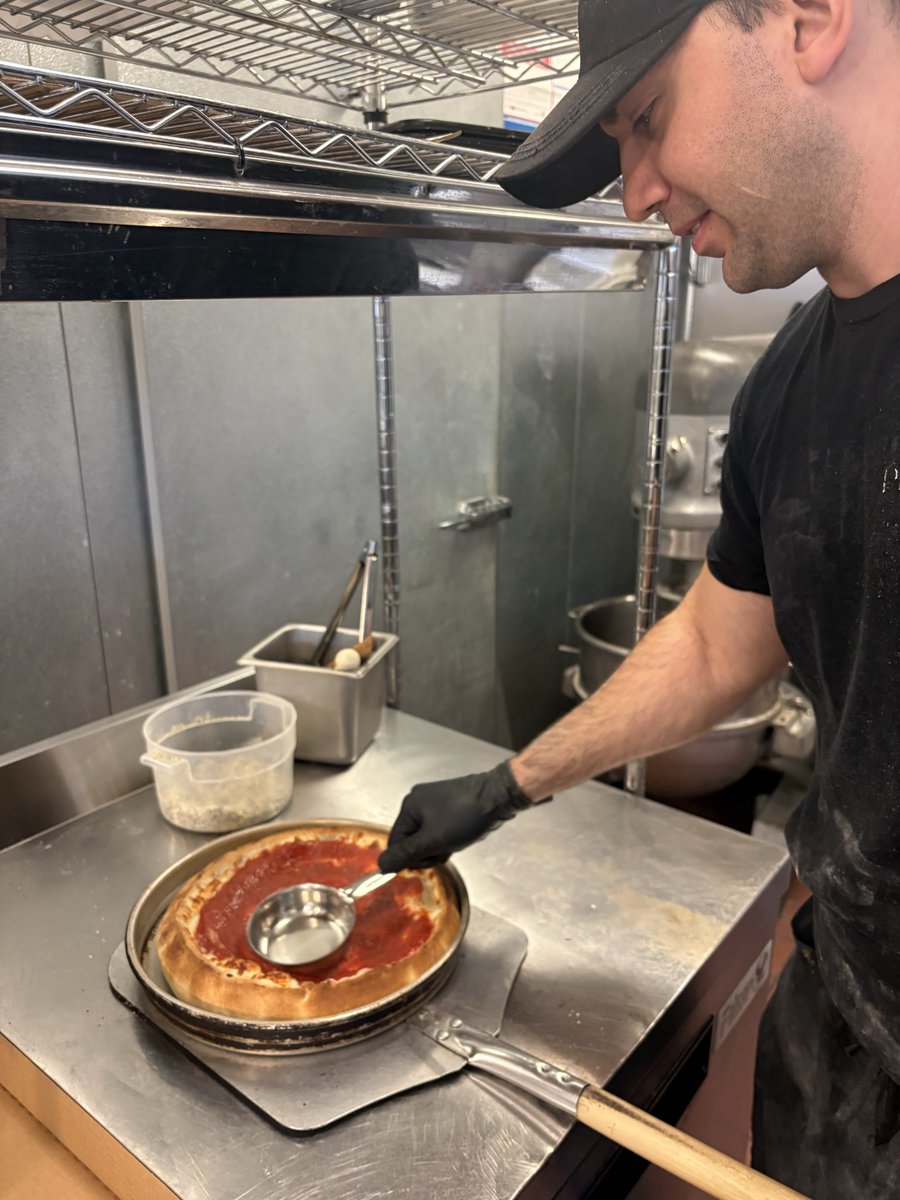 walterkirn's tweet photo. Best Chicago pizza in Las Vegas. Ate there this afternoon. Not even close. 

Tony's Pizza in the Pawn Plaza. 

 https://t.co/QhBwDXZGqO https://t.co/G6aTS3JjgA