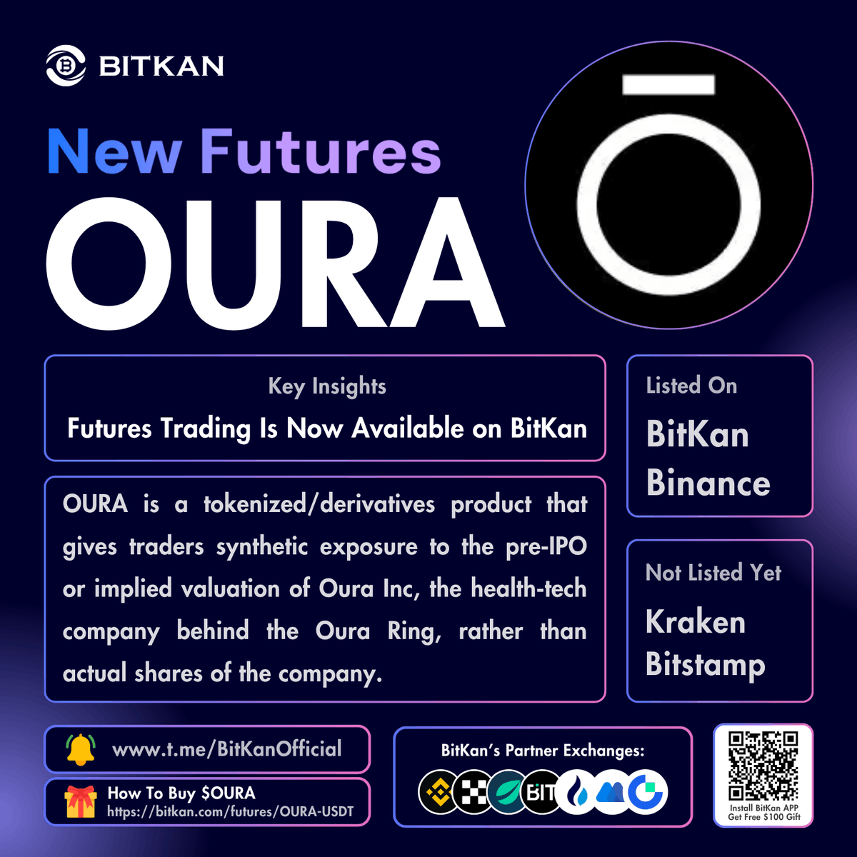 BitKanOfficial's tweet photo. 🔥 New Listing: @ouraring #OURA futures trading pair is now available for trade:
solana:AJnCmqEB88PcbARxeh7SJw4xxhCPA5w4zDg27XzGpump Futures Trading Pair:
https://t.co/nFcZOwLQxF
Official #BitKan Announcement:
https://t.co/qsGMOcFyAt
Free $100 New User Sign-Up Gift:
https://t.co/BOjKUxVrnT