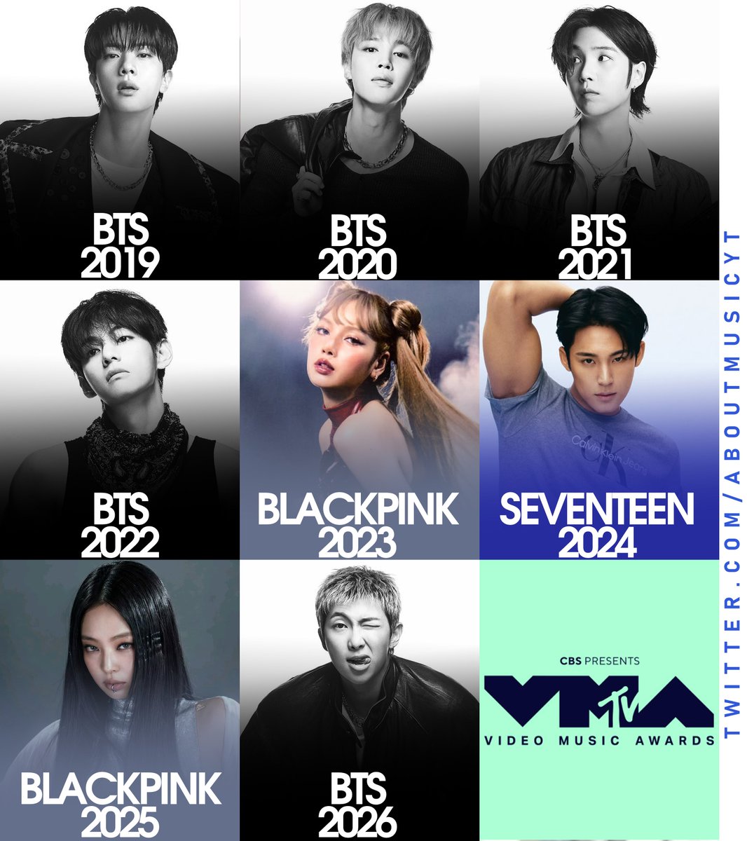 AboutMusicYT's tweet photo. Recent winners of Best Group award at the #VMAs every year: https://t.co/kgtq87Ycp5