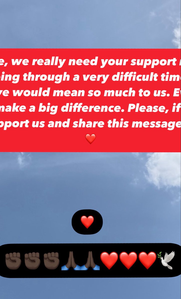 moybae4's tweet photo. Hello everyone, we really need your support right now. 🙏🏿😭 My family is going through a very difficult time, and any help you can give would mean so much to us. Even a small donation can make a big difference. Please, if you’re able to help, kindly support us 🙏🏿 https://t.co/BNqAmWFVC1