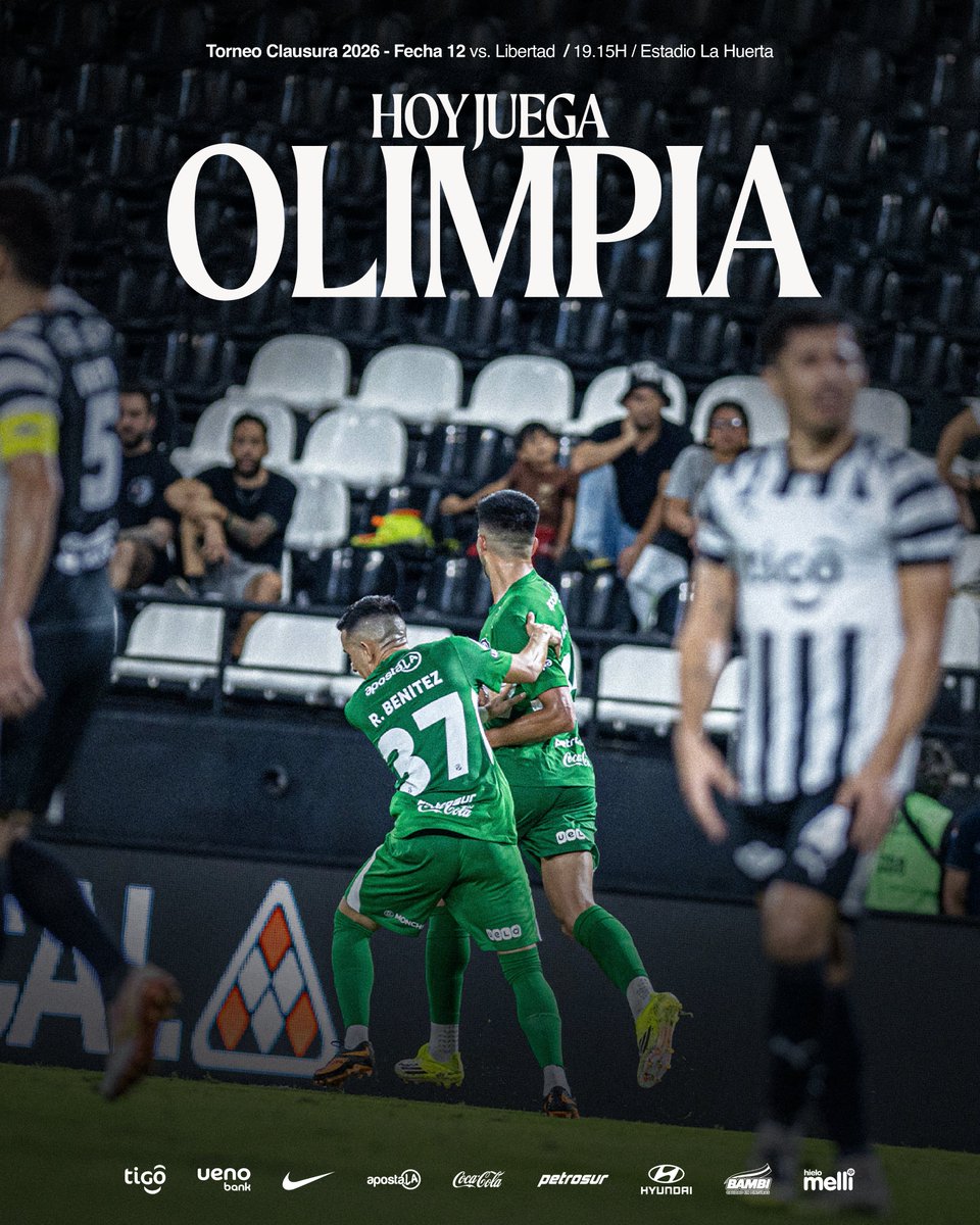 elClubOlimpia's tweet photo. ⚽️ ¡HOY JUEGA #𝗢𝗟𝗜𝗠𝗣𝗜𝗔! 👑 https://t.co/iGmPEhIEEt