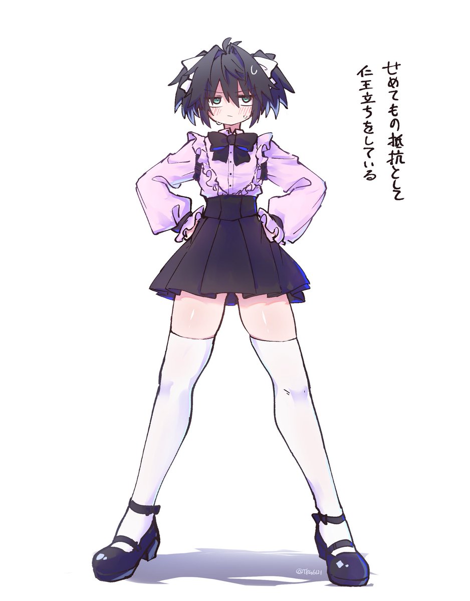 TKG6121's tweet photo. かわいいと言われることに納得がいかない凪 https://t.co/C4Mp1UIhcK