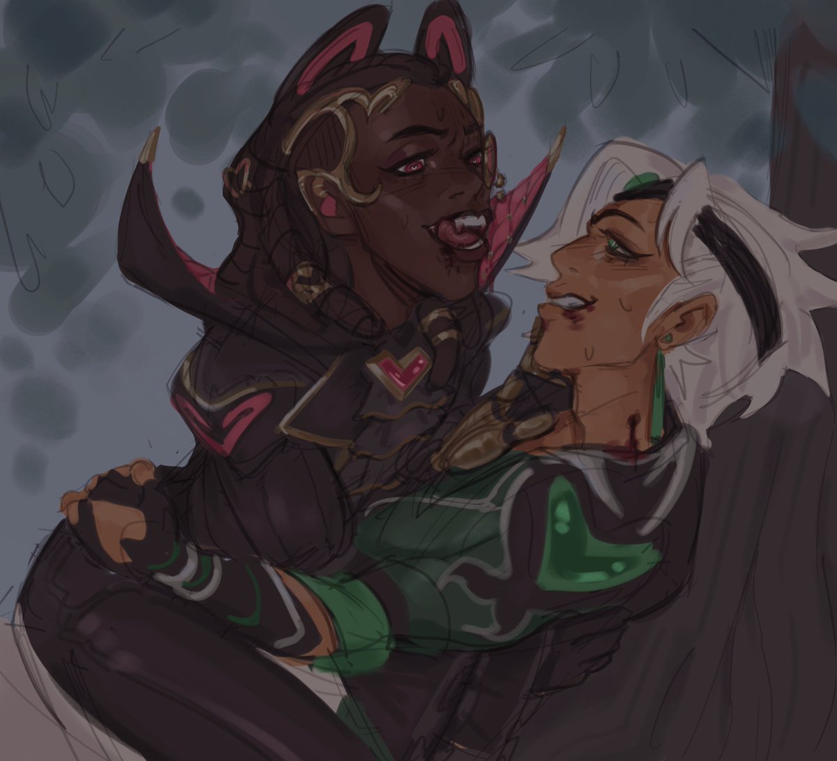 moonparallels's tweet photo. what dokiwatch did you guys read 😭 #afterlife #overwatch https://t.co/nGGjAZ2jkK