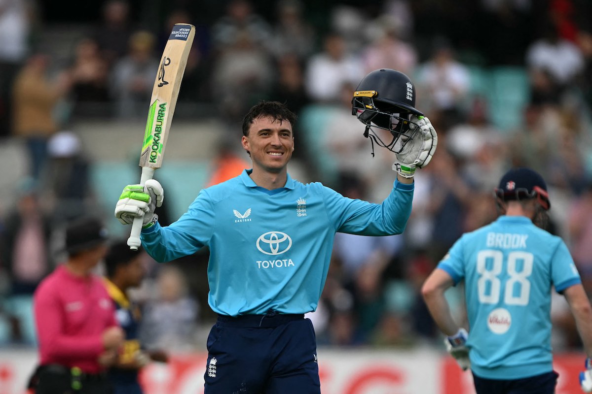 cricketnmore's tweet photo. Tom Banton’s Maiden Century Powers England to Record ODI Win Over Sri Lanka

Match Report @ https://t.co/dMXcXOVqlQ
#engvssl #tombanton https://t.co/izNyQ4EFG5