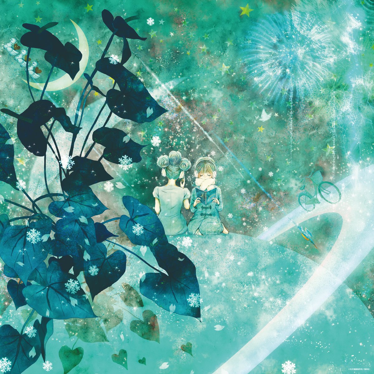 dcte_staff's tweet photo. オリジナルNEWアルバム
『THE BLACK ◯ ALBUM』アナログレコードを、
人気漫画家 矢沢あい先生描き下ろしジャケット
でリリース決定！

現在CDのみでリリースされている
DREAMS COME TRUEのオリジナルNEWアルバム
『THE BLACK ◯ ALBUM』が、ファンの強い要望
により、アナログレコードとして12月2日（水）
にリリース決定！

アルバムジャケットのアートワークは、
DREAMS COME TRUEたっての希望で
『天使なんかじゃない』『ご近所物語』
『Paradise Kiss』『NANA』など、
人気作品を多数発表している
漫画家・矢沢あい先生描き下ろしの特別仕様！
デビュー当時から長きにわたってインスパイア
しあってきた、矢沢あい先生とDREAMS COME TRUE
のビッグコラボレーションがついに叶う。
https://t.co/6CtNtGLcCK

ジャケットイラスト：矢沢あい
©矢沢漫画制作所／集英社

#矢沢あい 先生
#DREAMS_COME_TRUE
#ドリカム
#THE_BLACK_ALBUM