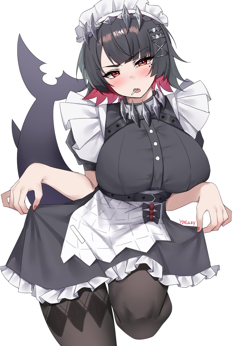 CUT3SH4RK's tweet photo. — ¿Ah, es usted? Menos mal.. la verdad ya había olvidado la descripción que me dieron. En fin... ¿como era?... — 

Desganada y con cara de sueño, se inclinaría para el.

— ...Ellen Joe, a sus servicios, Master. Me da permiso para no tener que llamarlo así? — https://t.co/eHRA3QiC3E