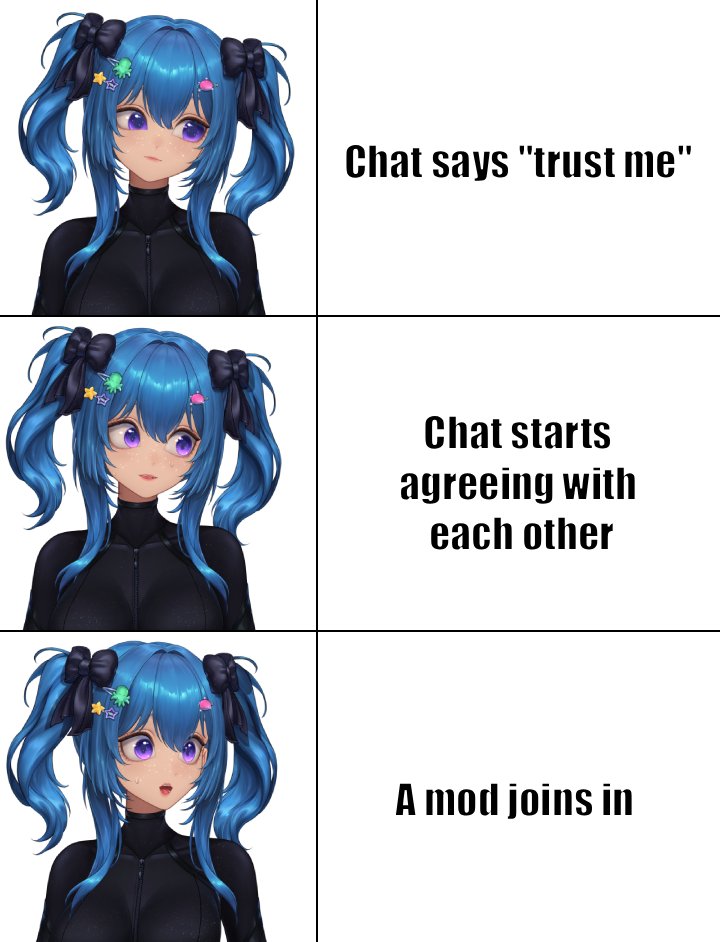 SallixyVT's tweet photo. I can handle chat individually... it's when they start coordinating that I worry https://t.co/NyUlbrou5F