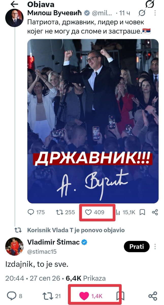 reci_3's tweet photo. Koliko je ovo u procentima?
Pitam zbog izbora https://t.co/2UoVolx6jJ