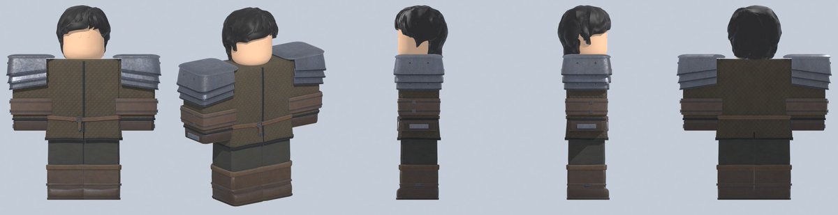 BluNomad's tweet photo. Couple of new #Roblox armor sets! #RobloxDev https://t.co/yBeazrzJF0