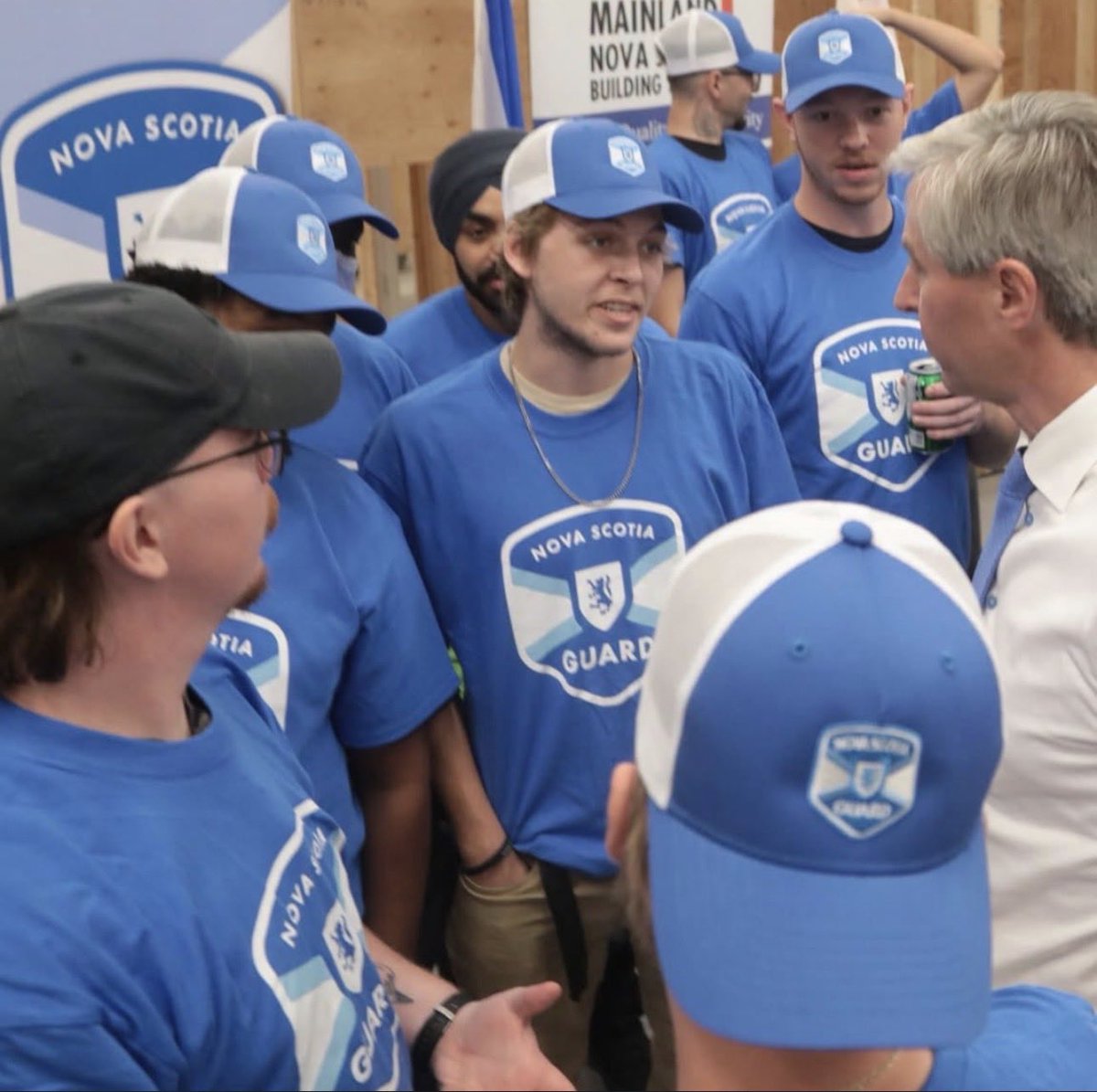 DimHouston's tweet photo. So with all that Nova Scotia Guard merch nobody bothered to save me a ball cap ferfucksakes. https://t.co/7NbF9DQuRV