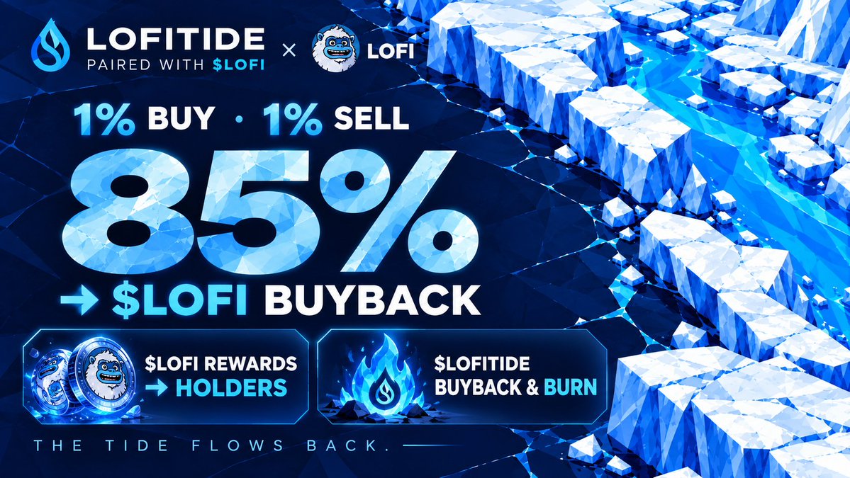 0xLOFITIDE's tweet photo. @GemsCabal Built with $LOFI at the core. The tide flows back. 🌊
$LOFITIDE https://t.co/rCL8YSRwUZ