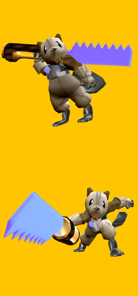tv16bit's tweet photo. SundayPose series September 27th
This weeks sunday pose is a guest character "rodent knight" from Spex! An incredible multidisciplined creative who is working with me on a project for swordtember im learning a ton and having a blast!
#swordtember #sundaypose #lowpoly3d #gamedev https://t.co/bJPlR3xA1b