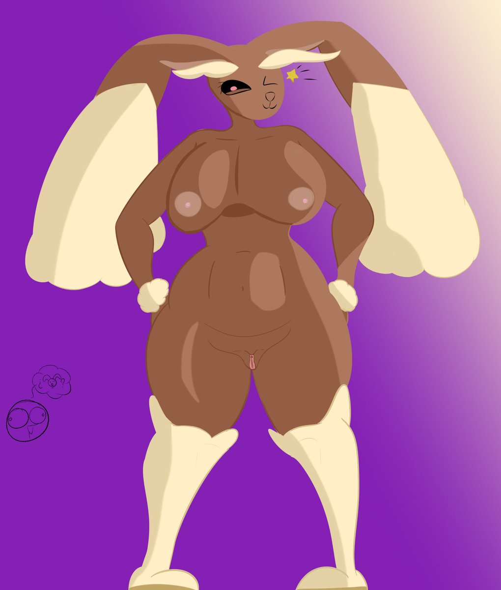 ivangartz's tweet photo. #lopunny #pokemon #digitalartㅤ Primera práctica sobre teoría del color y esas cosas ¿Cómo quedó?  🤎🤎🤎 https://t.co/iZk1xNiFyb