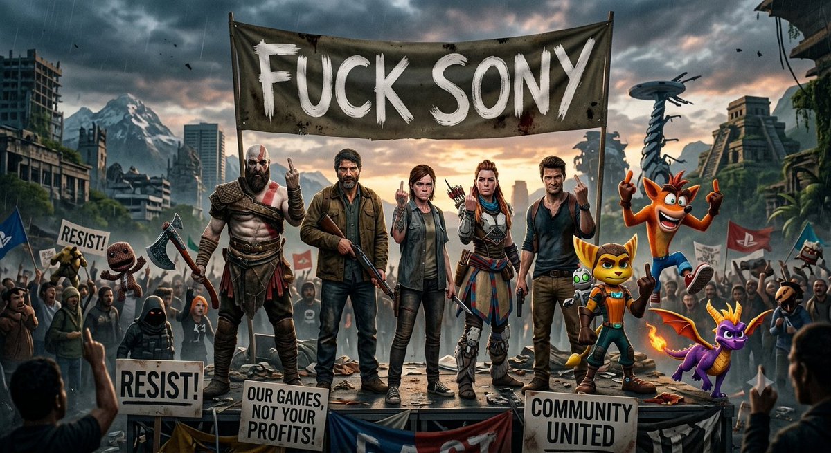 FabienGame's tweet photo. 90e JOUR de MÉPRIS de la part de @PlayStation envers ses joueurs depuis leur annonce de l'arrêt du format physique. 
#NoDiscNoBuy 🤬🤬🤬 https://t.co/2FcHbx8X3g