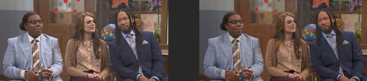 MescOriginals's tweet photo. SNL S52E01 - Jalen Brunson - 4K HDR
Season 52 is here.
Before (left 1080p) & after (right 2160p HDR) stills from an 8K HDR screen and aren't full-frame.
-Available for projects: https://t.co/xApeCgQeJD
#MondayMoring #SaturdayNightLive #SNL #CreatorLife https://t.co/AO0JFPSvTF