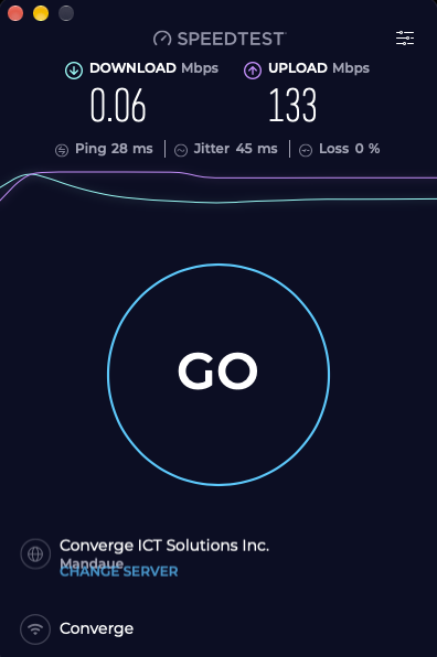 jrlenzcom's tweet photo. @ConvergeSupport current slowdown/outage in Brgy. Minoyan, Murcia, Negros Occidental https://t.co/ODrJbWrZls