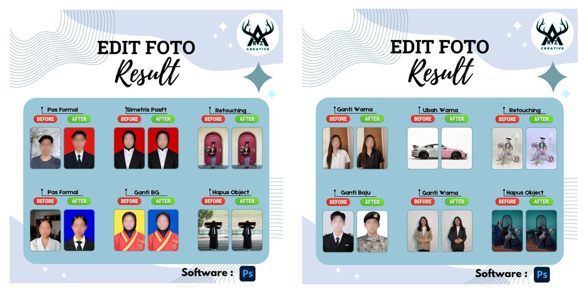 Zukaaaarz's tweet photo. @inivaneyy Bisa kak
Fee start from 5k , Edit by Photoshop 💻 (Pay Akhir 💵) 

🌻~Fast Respon
https://t.co/bt4xpAyRIx https://t.co/fZyuOcd0aR