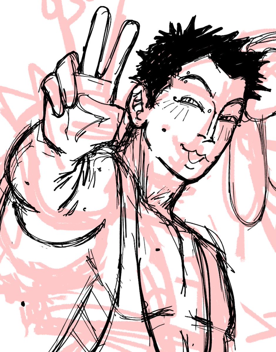 TvRemote9's tweet photo. hwo do i stop drawing usami so different everytiem. Sos. #goldenkamuy https://t.co/3RMpGsDUr0