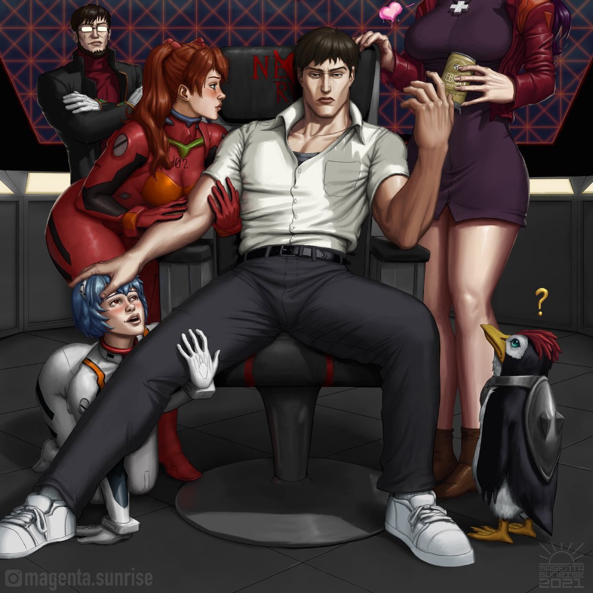 Burgerking13476's tweet photo. Shinji is a chad actually https://t.co/pIKss0xqKX