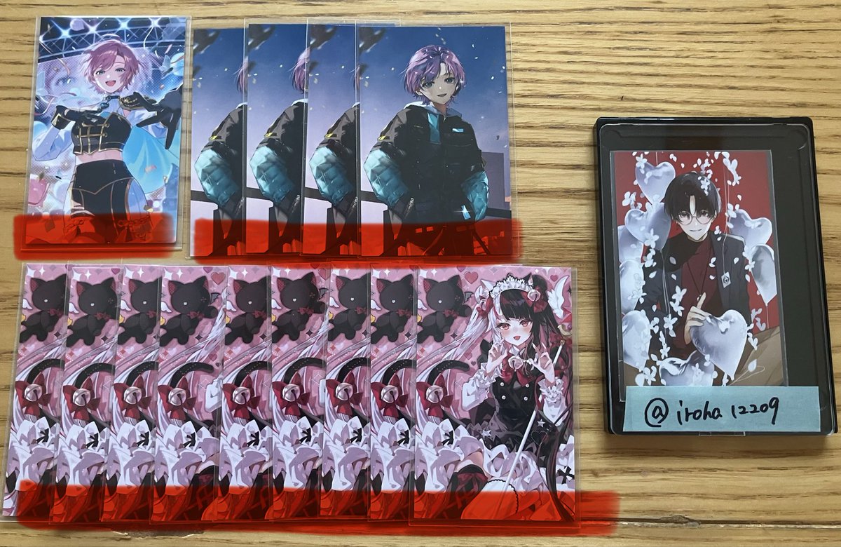 iroha12209's tweet photo. にじさんじ ノスタルジア K  I  C  D グループ
交換  譲渡

【譲】画像1〜3
【求】各画像IDの方(画像4)、リトリン記載のもの

赤線▶︎最求との交換のみ
青線▶︎交換のみ

譲渡のみの場合、複数枚〜だと有難いです🙇‍♀️
郵送もしくは、大阪(天��寺)での手渡し希望です

よろしくお願い致します https://t.co/awbQbykAaH