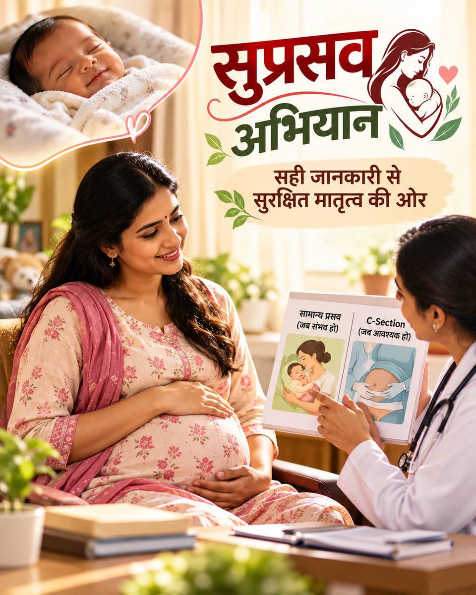 Harshitparx6n's tweet photo. C-Section कोई आसान विकल्प नहीं बल्कि एक बड़ी शल्य-चिकित्सा है, जिसे केवल चिकित्सीय ज़रूरत होने पर ही अपनाना चाहिए। सही दृष्टिकोण अपनाएं और भ्रांतियों से दूर रहें। #मातृत्व_जागरूकता फैलाने में हमारा सहयोग करें। सुप्रसव अभियान से जुड़ें। https://t.co/30FyR9K4eb