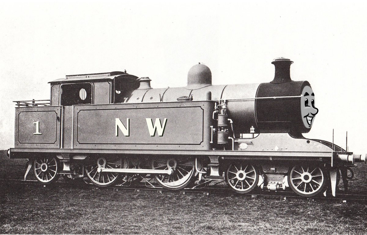 OfficialSnar's tweet photo. How about an AU where Thomas was an LBSC Class I4 and then gained a Belpaire firebox later on to help the issues that the I4s had? #ttte #thomasandfriends https://t.co/x64YD1ogZx
