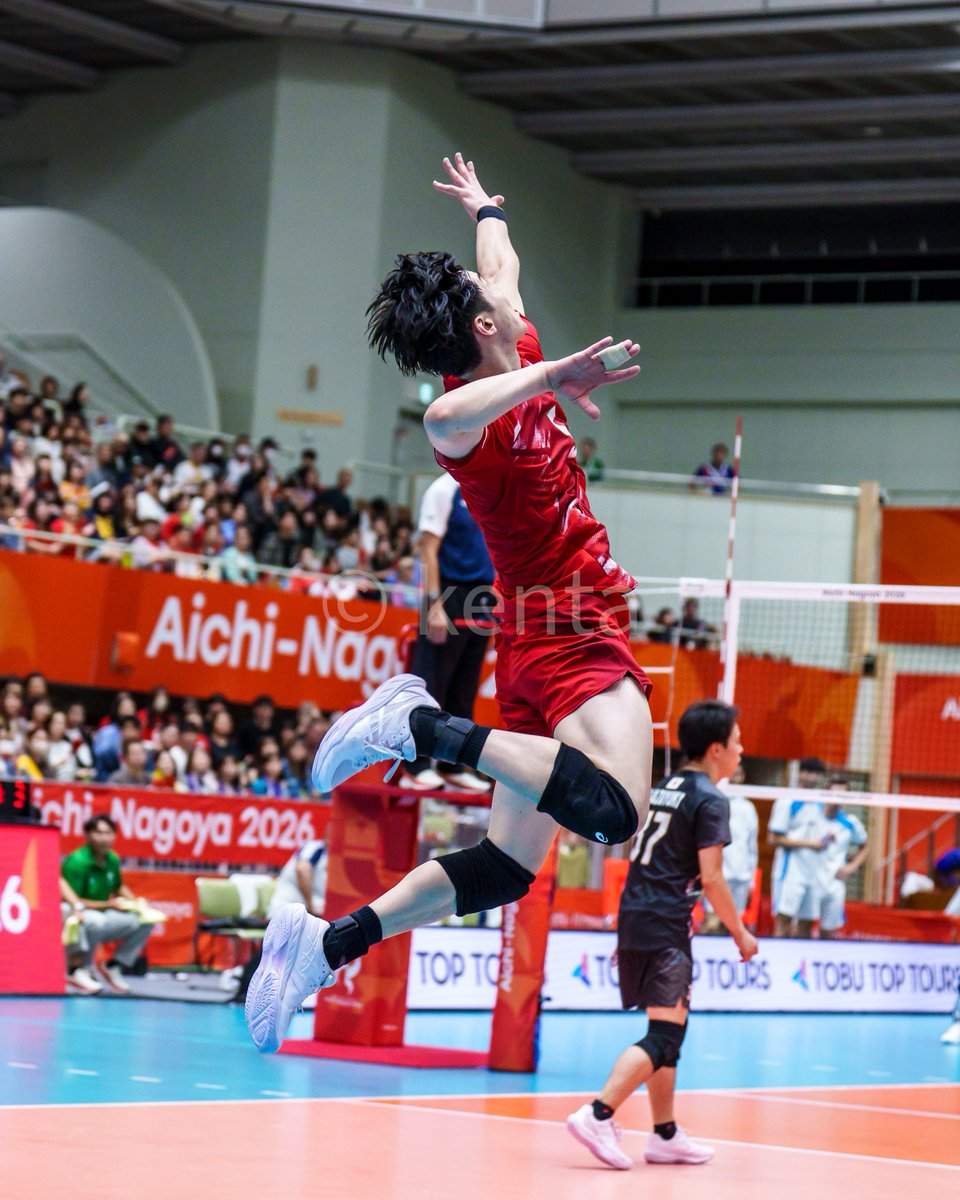 scs_kxj's tweet photo. 2026.09.27(日) #アジア競技大会2026
#岡崎中央総合公園総合体育館
#バレーボール男子日本代表
🇯🇵vs🇺🇿
#大塚達宣 選手 https://t.co/ksyzM7vulB