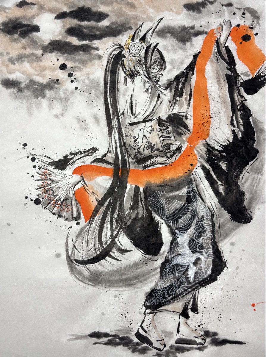 Eleonorcircus's tweet photo. シンの水墨画。

MOON DANCE

京都のコラボ、着物シンのデザインが好きで月明かりの下で舞うように描けたらと思って描きました。
全身を半紙に収めるのが難しくまだまだポーズが下手くそで...

#NIKKE #NIKKEfanart #シン #NIKKEin京都 https://t.co/eBQn39SwXt