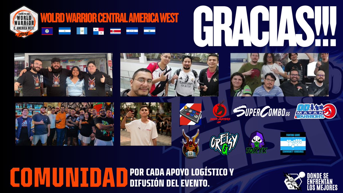 PanamaFighters's tweet photo. GRACIAS Central America West!!!
Este trabajo fue de todos.
Estamos muy contentos y agradecidos con Dios y con todas las comunidades que nos acompañar. Gracias a todos los jugadores, por el esfuerzo y el tiempo invertido para participar en cada una de las fechas del circuito🥊 https://t.co/Z0ErwLVy9I